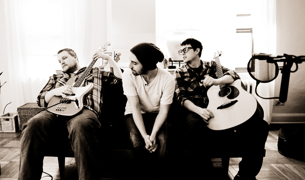 Band at the studio